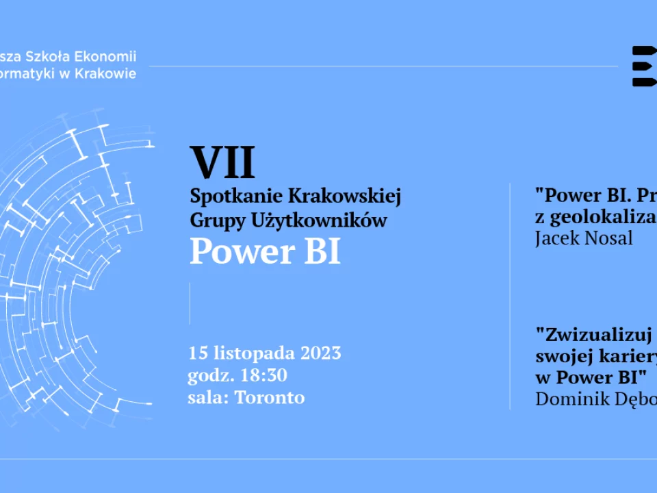 Spotkanie Krakowskiej Grupy użytkowników BI