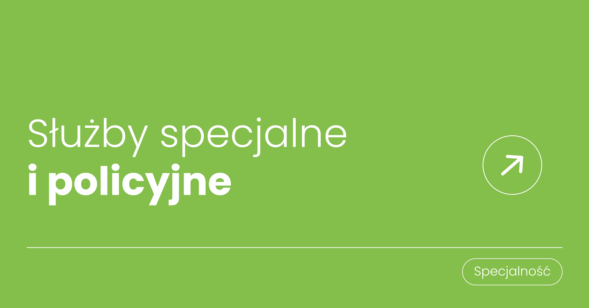 Służby specjalne i policyjne